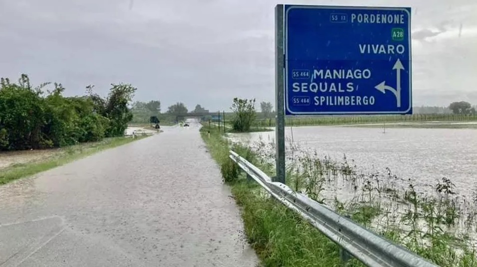 MALTEMPO: BOMBA D'ACQUA E TEMPORALI CREANO DISAGI ALLA VIABILITA'